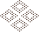 quarter circle address ornament